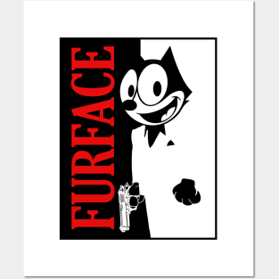 Felix the Cat - Furface parody 2.0 (for light tees) Posters and Art